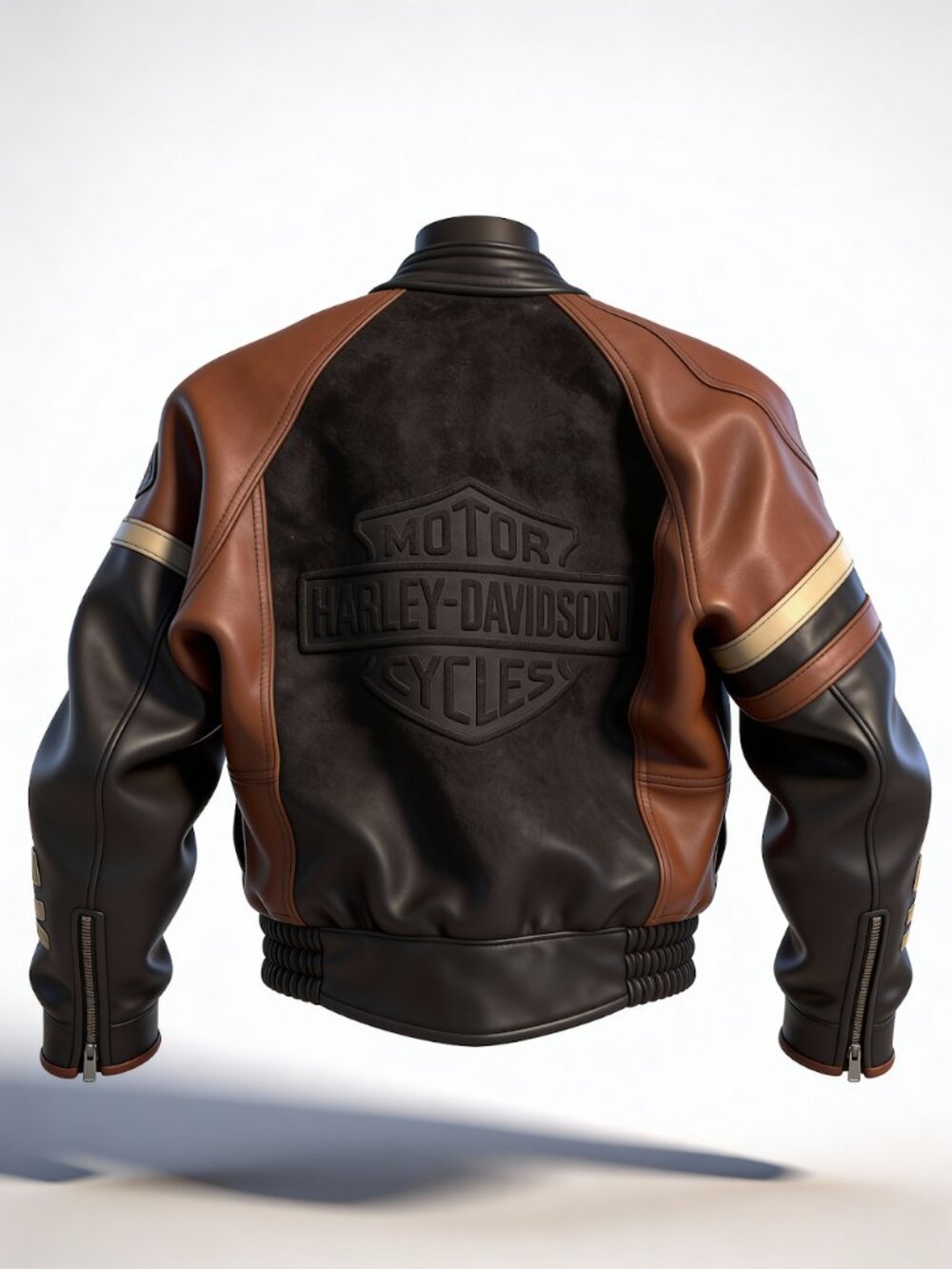 Vintage 1994 Harley Davidson Leather Bomber Jacket S